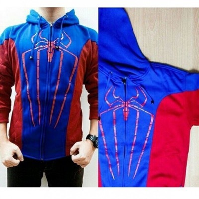 hoodie-spiderman-body-blue-sleeve-red