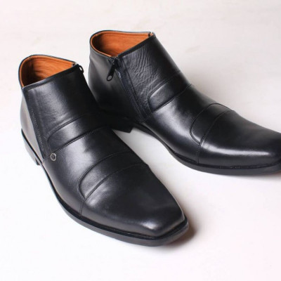 sepatu-boots-zipper-pria-formal-kulit-asli-flavio-avellino-hitam