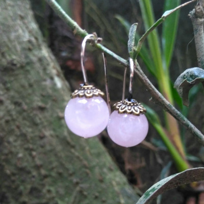 earrings-rose-quartz-vitage