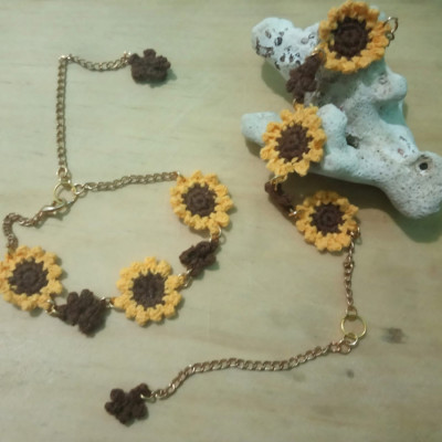 sunflower-bracelet