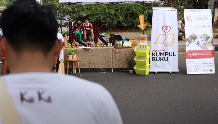 Car Free Day nya Ku Ka dan Jakarta Kumpul Buku